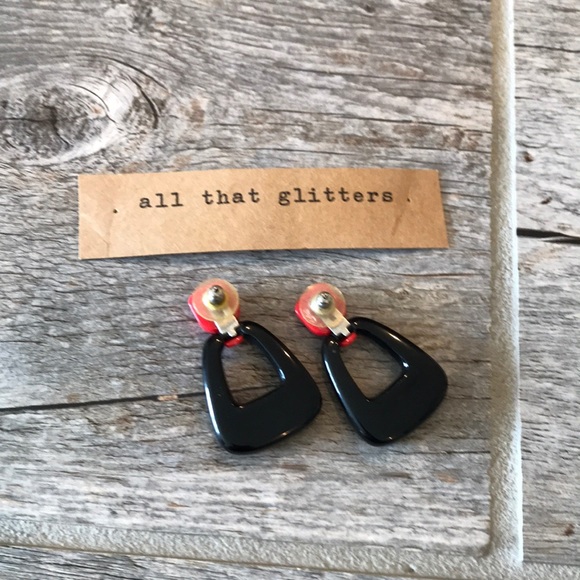 Vintage all that glitters Funky Earrings - Picture 3 of 4